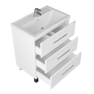 Напольная тумба под раковину Санта Омега 207039 70 см белый